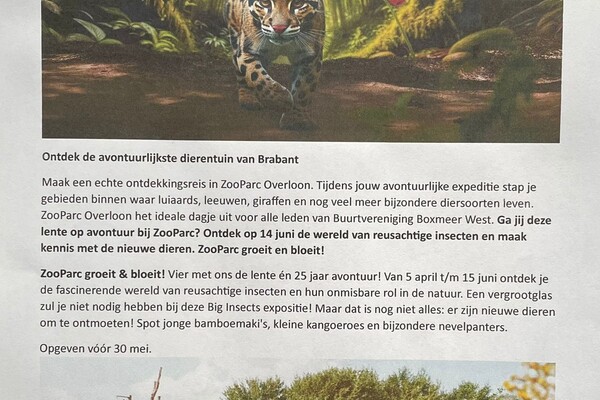 zaterdag 14 juni Zooparc Overloon